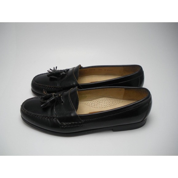 Cole Haan Shoes Cole Haan City 356 Pinch Tassel Black Leather